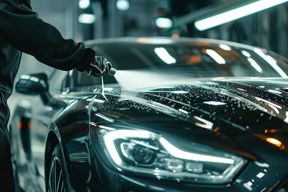 Spălare profesională exterior auto — metodă două găleți